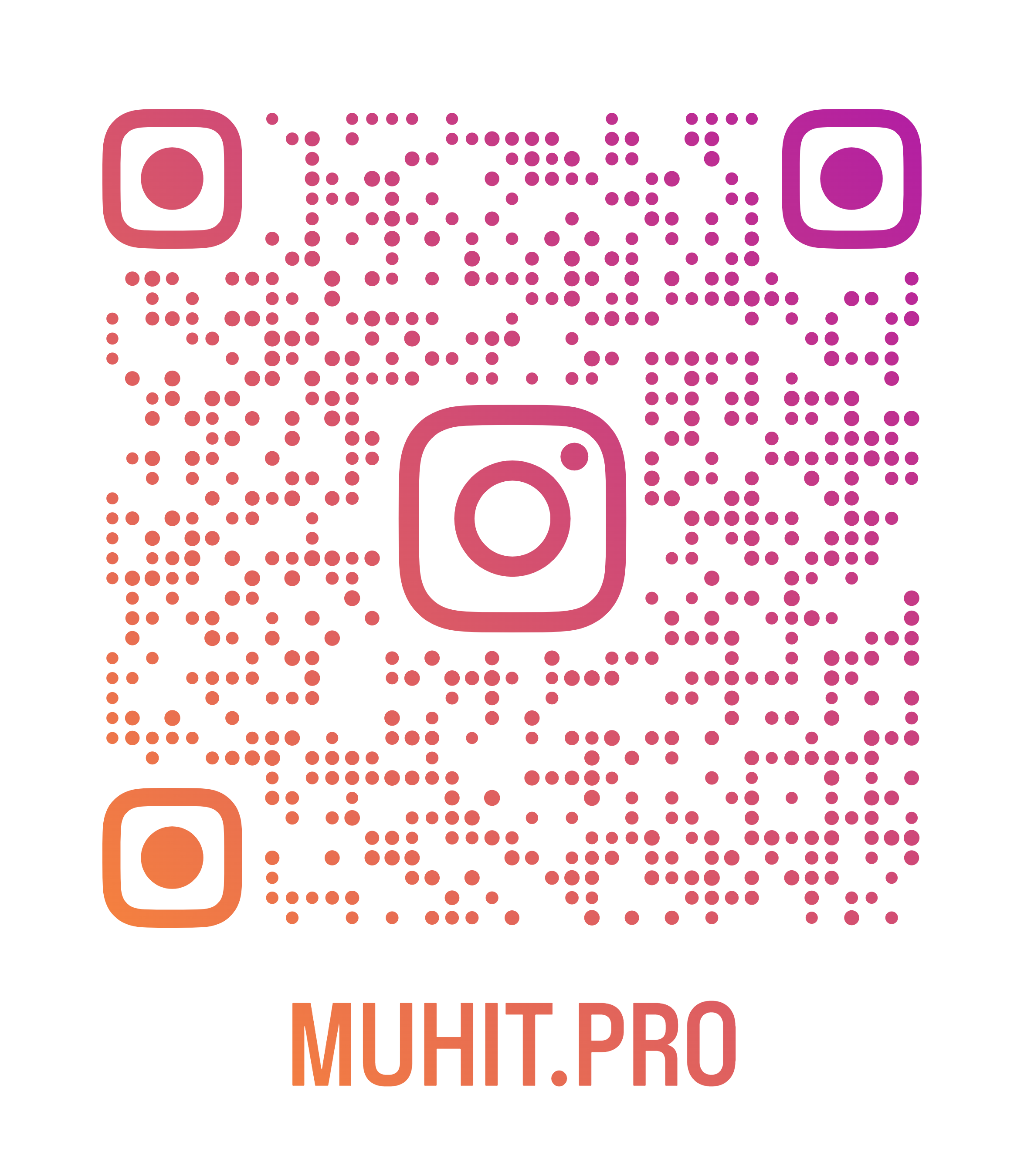 رمز QR لحساب إنستغرام muhit.pro